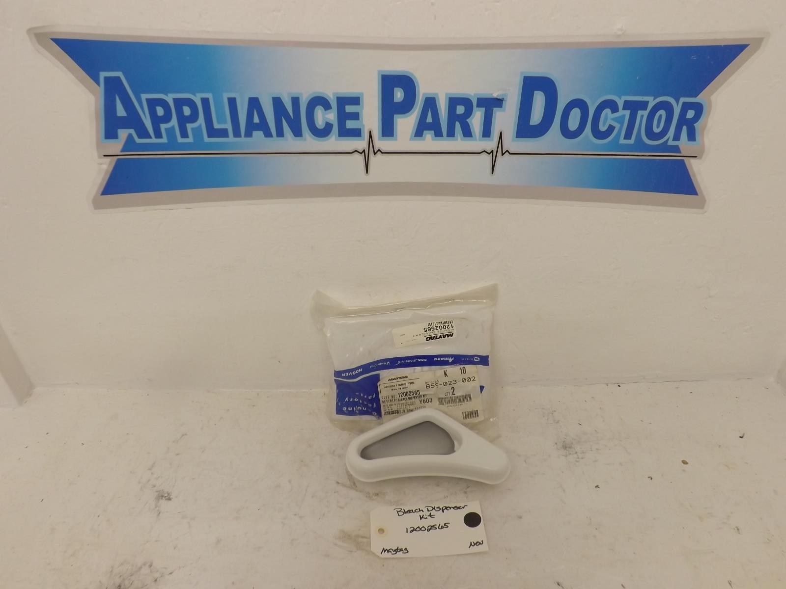 Maytag Washer 12002565 Bleach Dispenser Kit New OEM Maytag Washer 12002565 Bleach Dispenser Kit New OEM